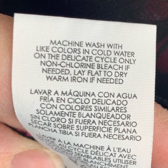 Cabi Black Floral Thespian Blouse M - Picture 9 of 10